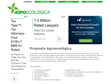 Tablet Screenshot of agroecologica.com.br